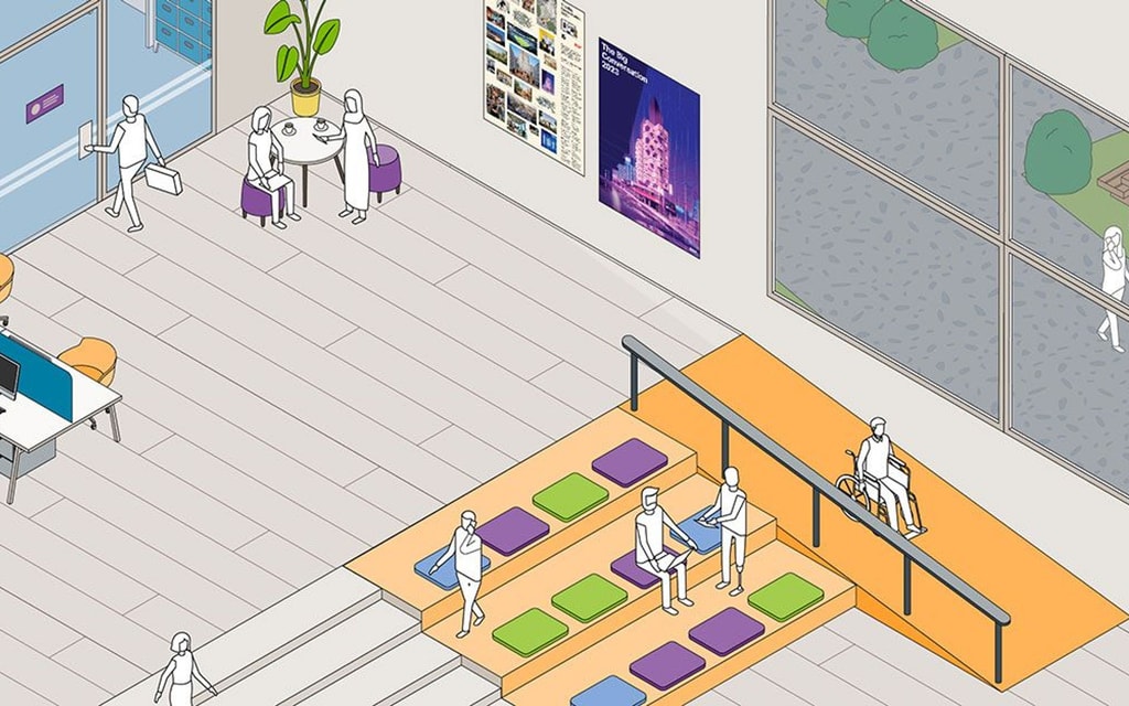 Science lab illustration