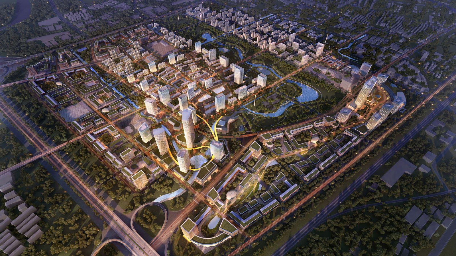 上海桃浦科技智慧城深化城市设计