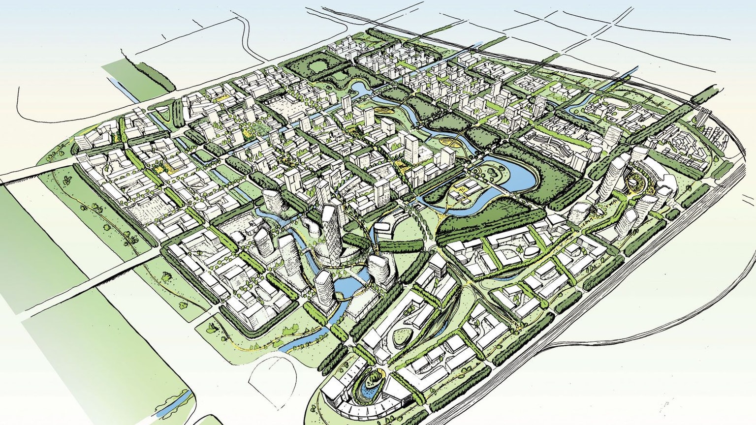 上海桃浦科技智慧城深化城市设计