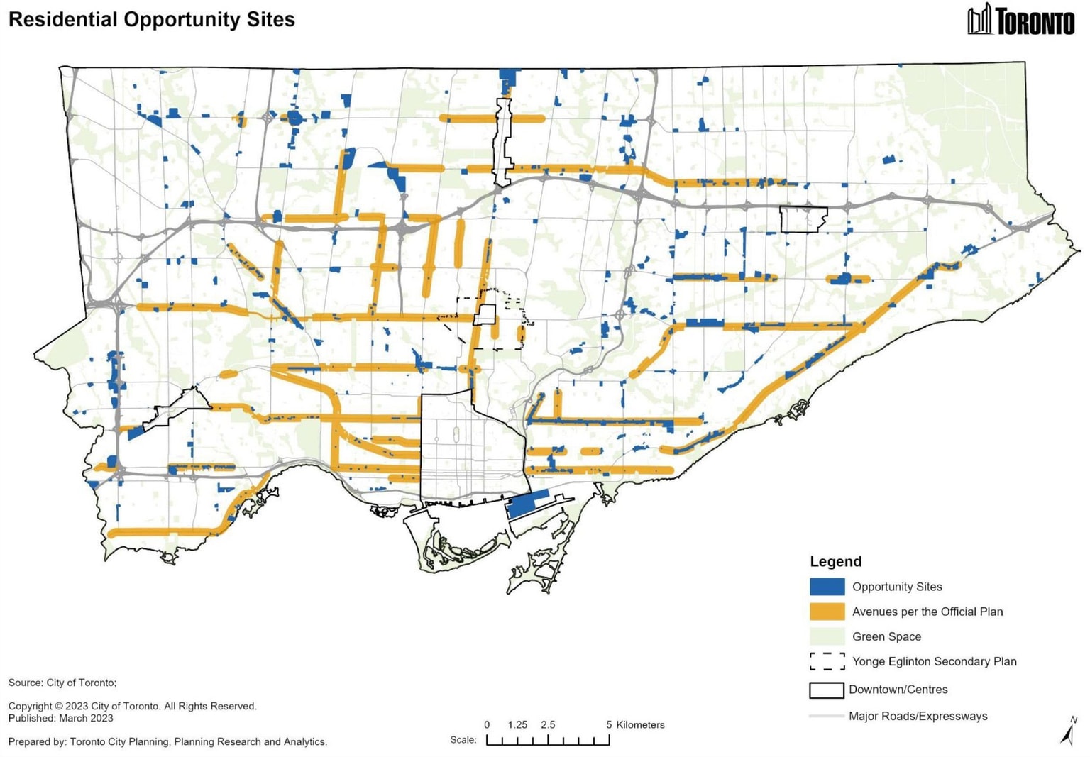 Our Plan Toronto_Land Needs Assessment_Residential Opportunity Sites