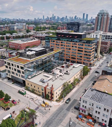 60-80 Atlantic Avenue Arial of Building in Colour