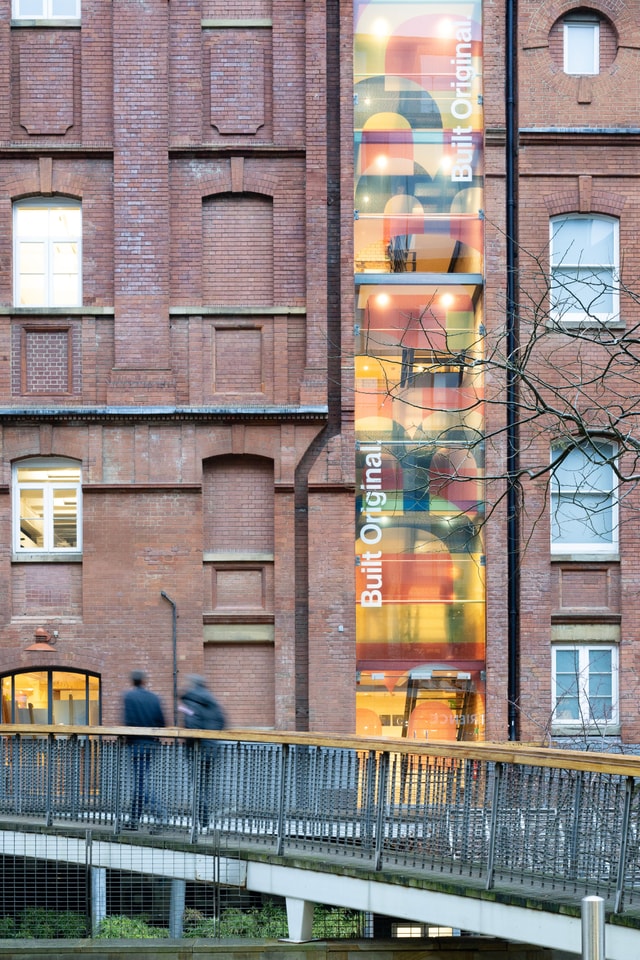 London studio exterior stairwell