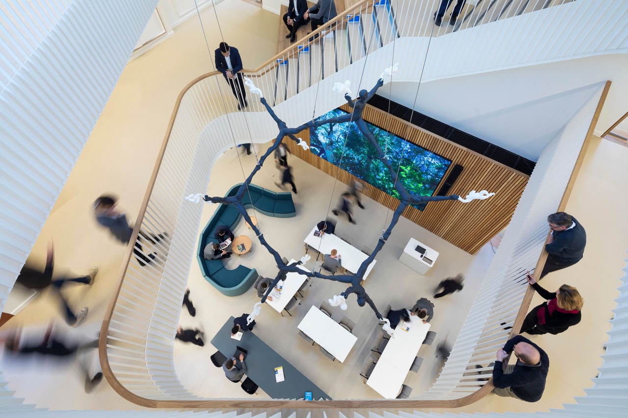 Barton Science  Centre_looking down over the artrium
