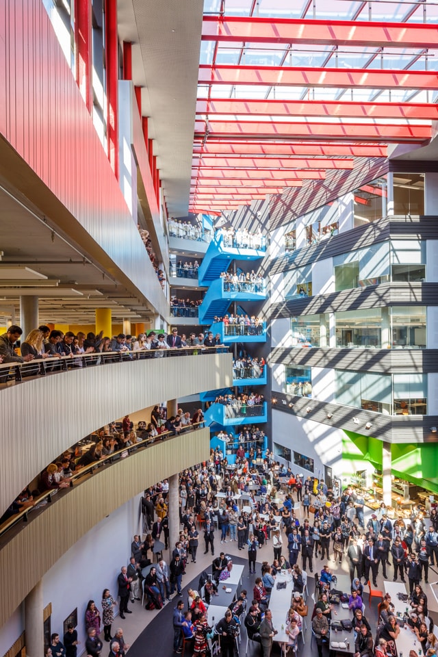 Cardiff and Vale College Community Campus Interior Balcony