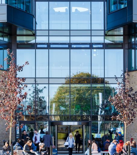 Cardiff and Vale College Community Campus Exterior Entrance