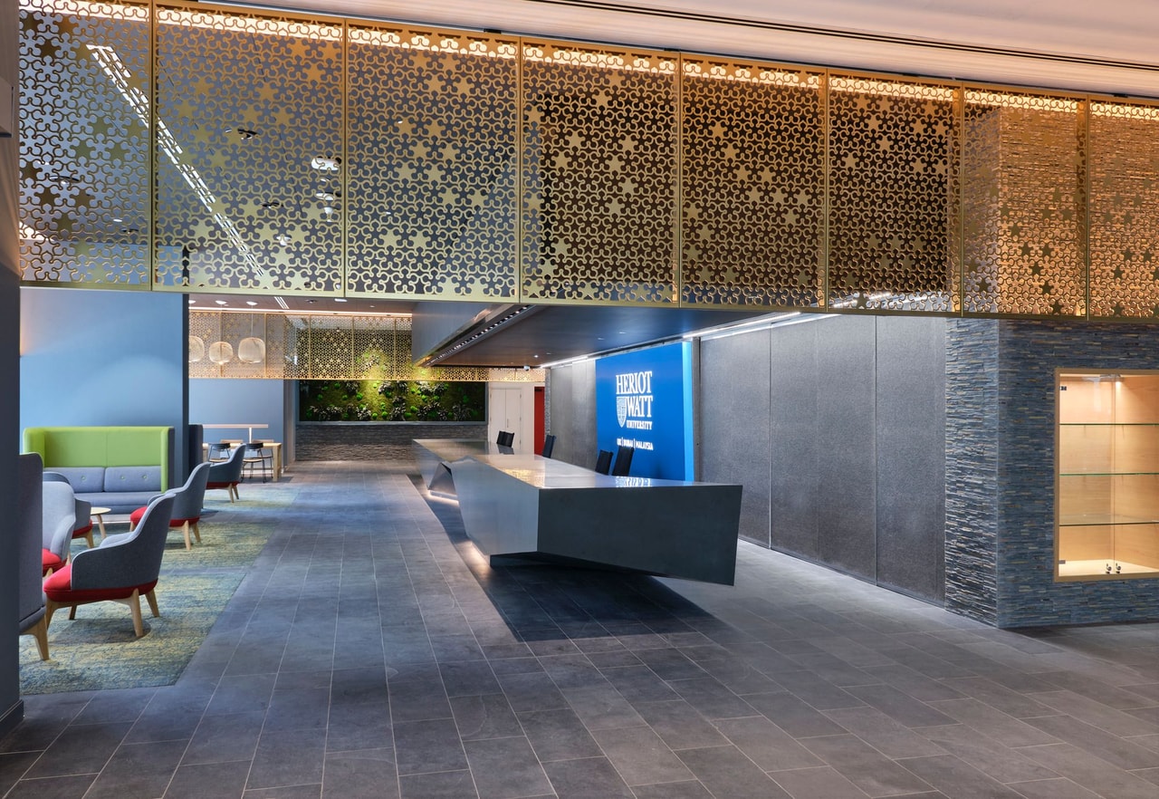 Heriot Watt Uni Dubai Campus - reception area