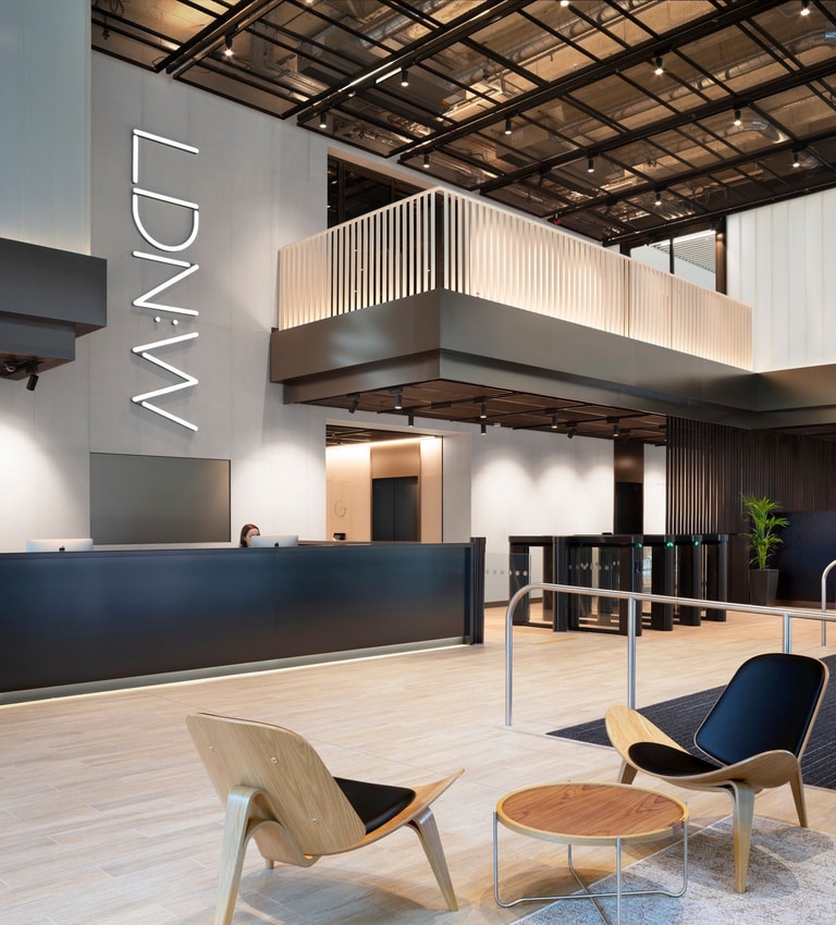 LDN-W Interior Entrance with sign