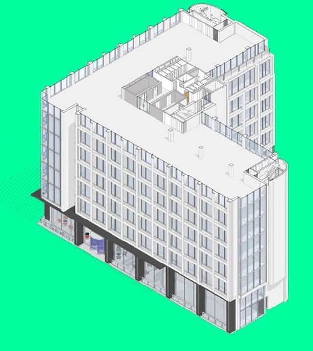 LDN-W CGI Green of the building