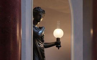 Theatre Royal Drury Lane Lady with the light cropped image