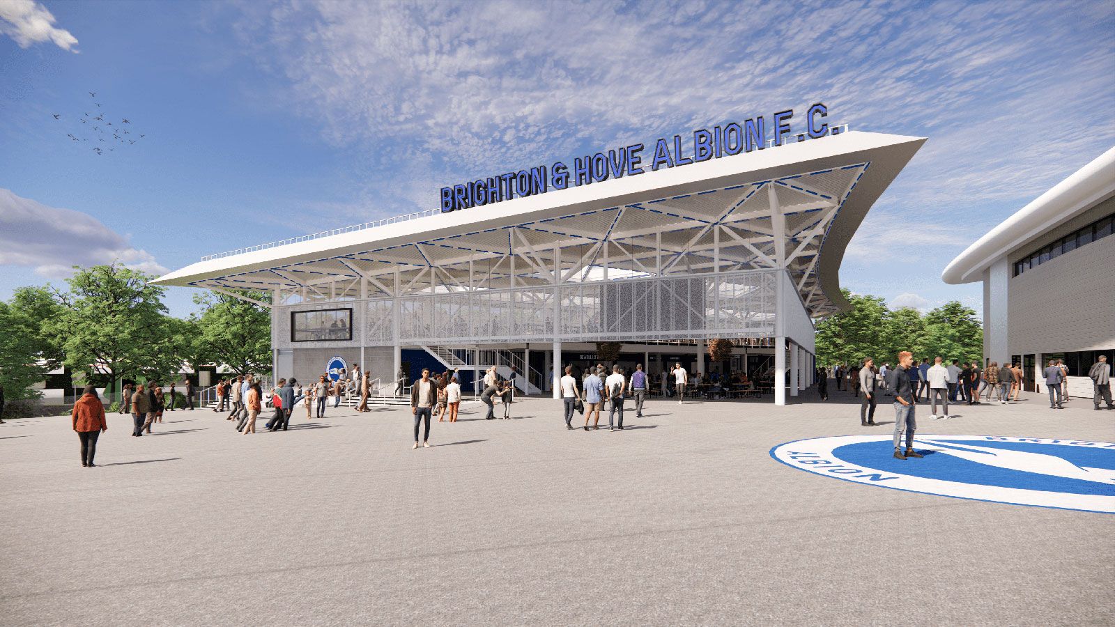 BDP Pattern Design for new Brighton and Hove Albion fan zone approved