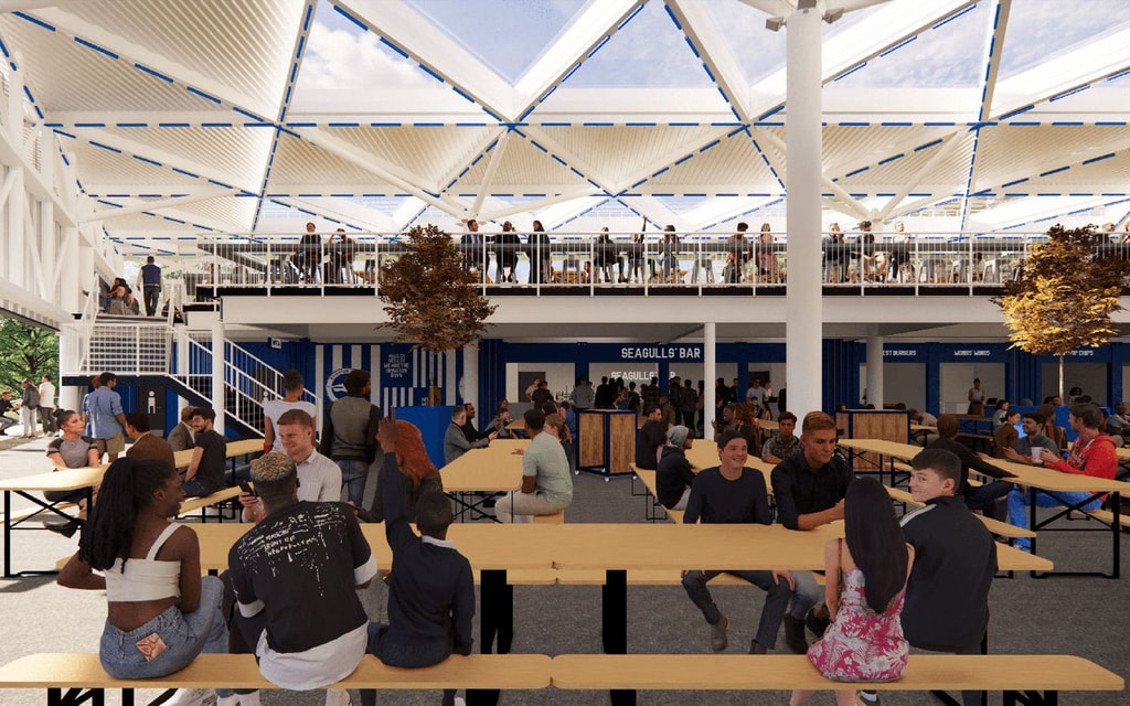 BDP Pattern Design for new Brighton and Hove Albion fan zone approved