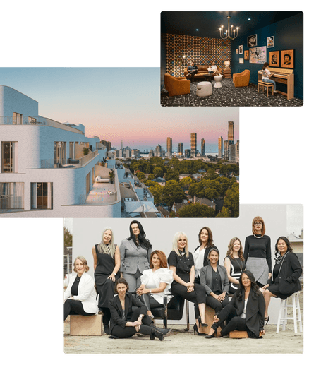 Collage of Reina Condos