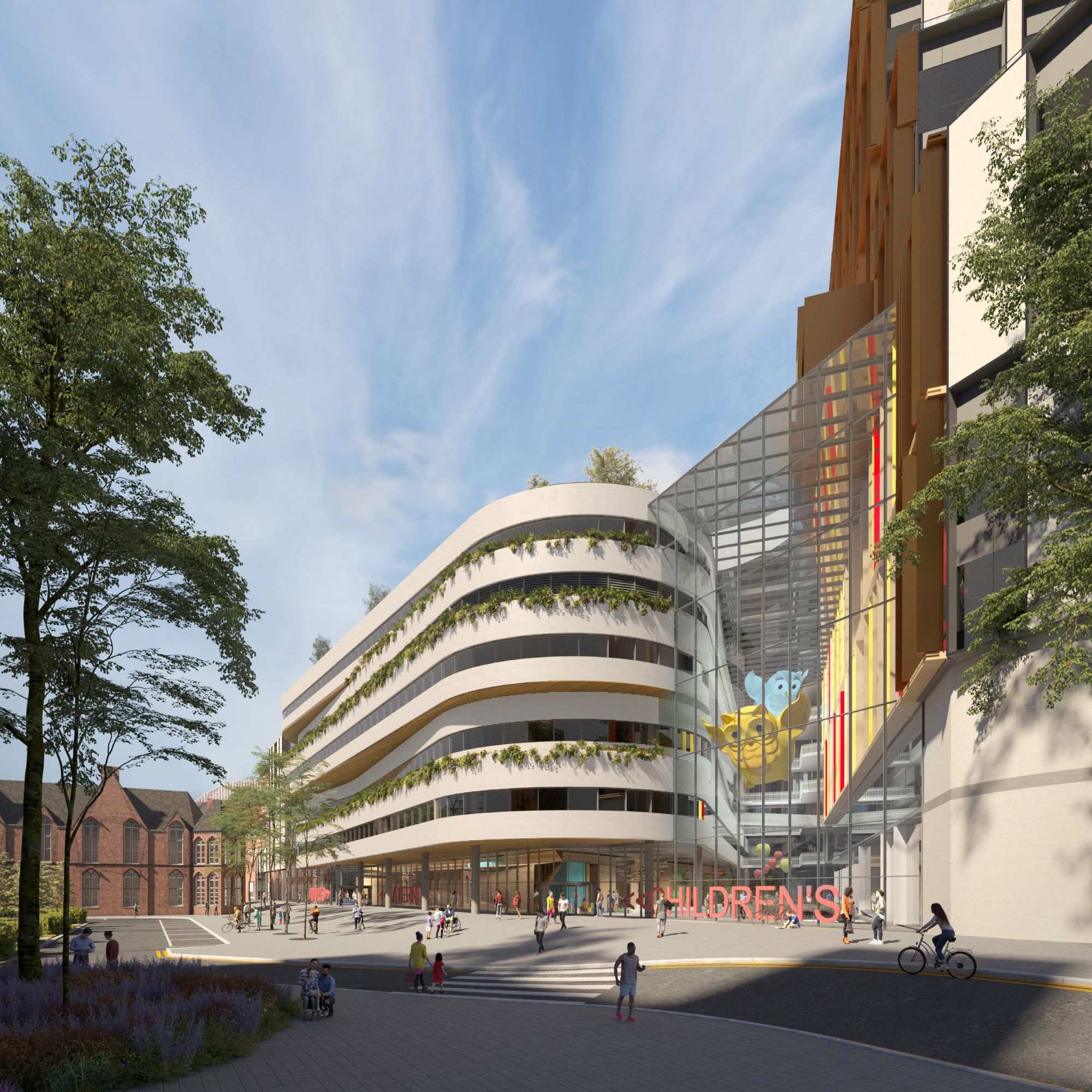 CGI - Childrens Hospital main entrance.jpg